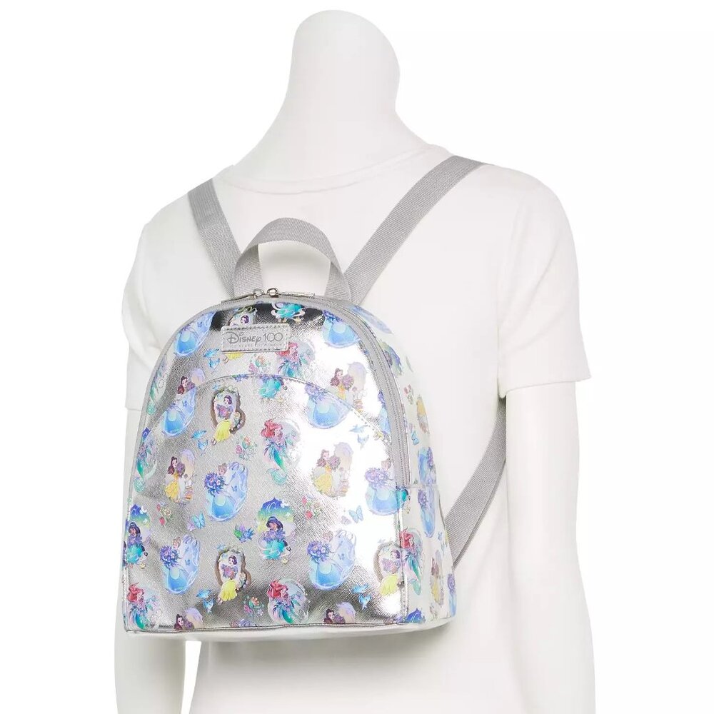 NWT! Disney 100 Limited Edition Princess Mini Backpack Jasmine Cinderella Belle - Picture 4 of 5